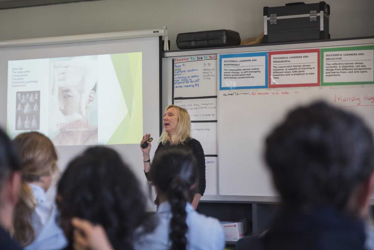 Mandy Hager shares her creative process Sancta Maria College