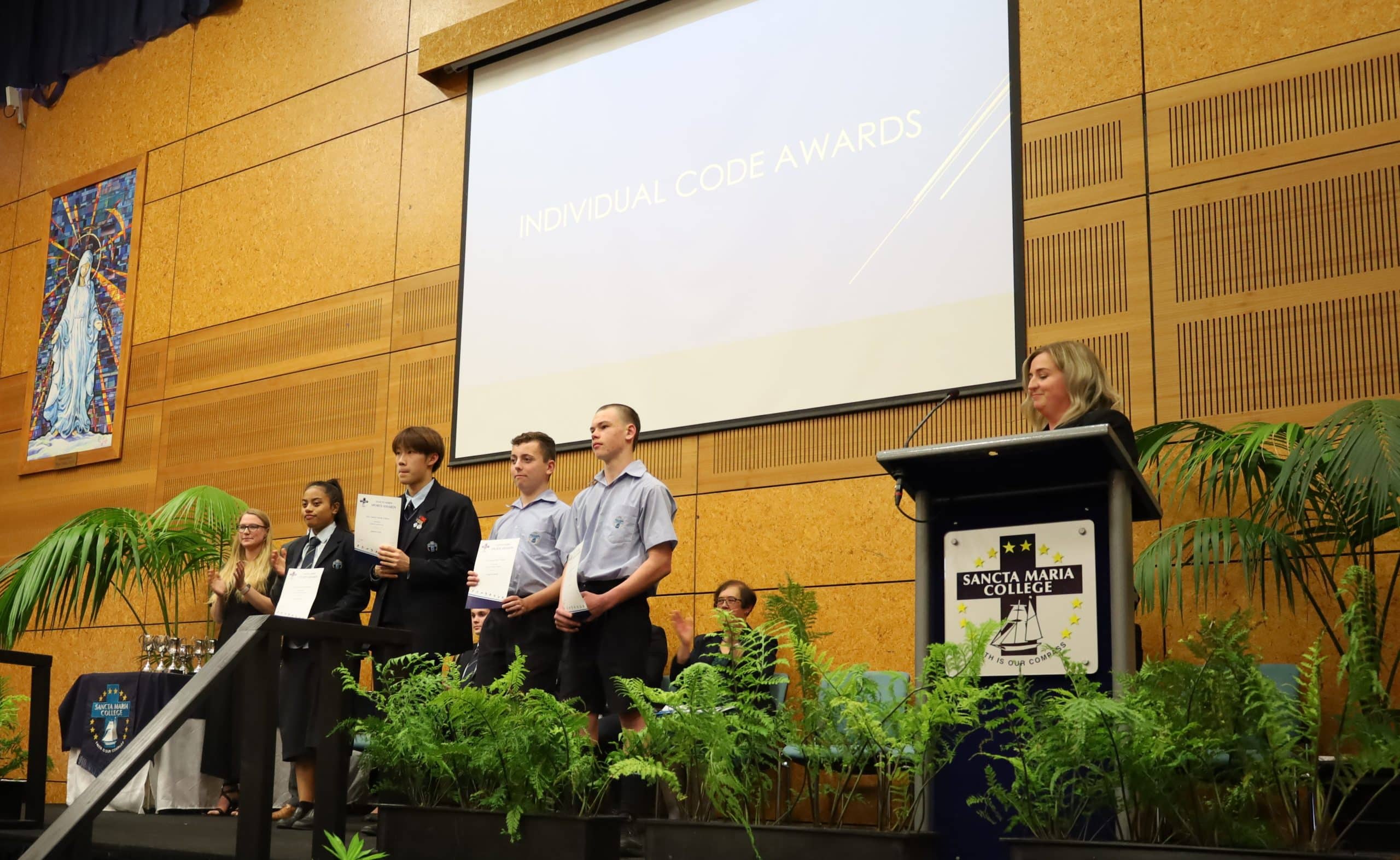 2022 Sports Award winners Sancta Maria College