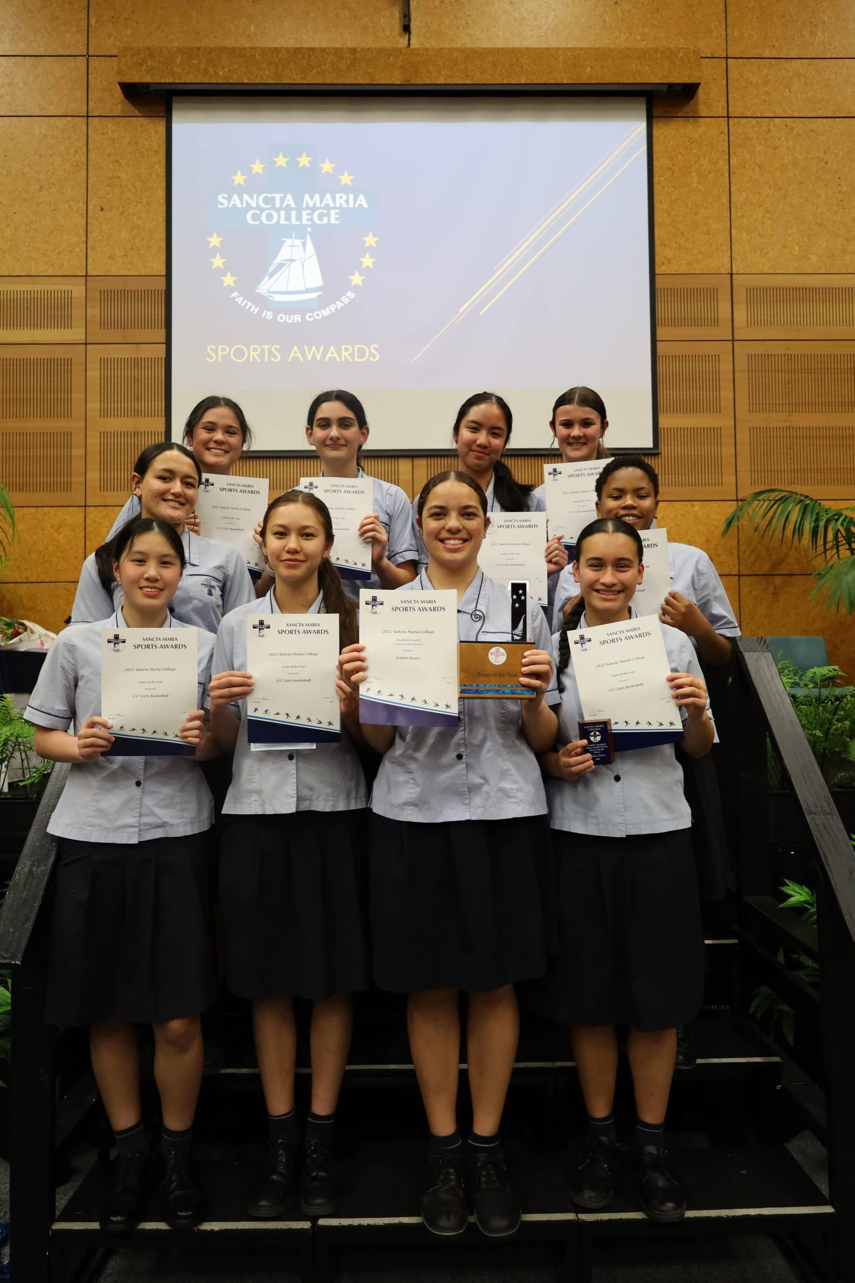 2022 Sports Award winners Sancta Maria College