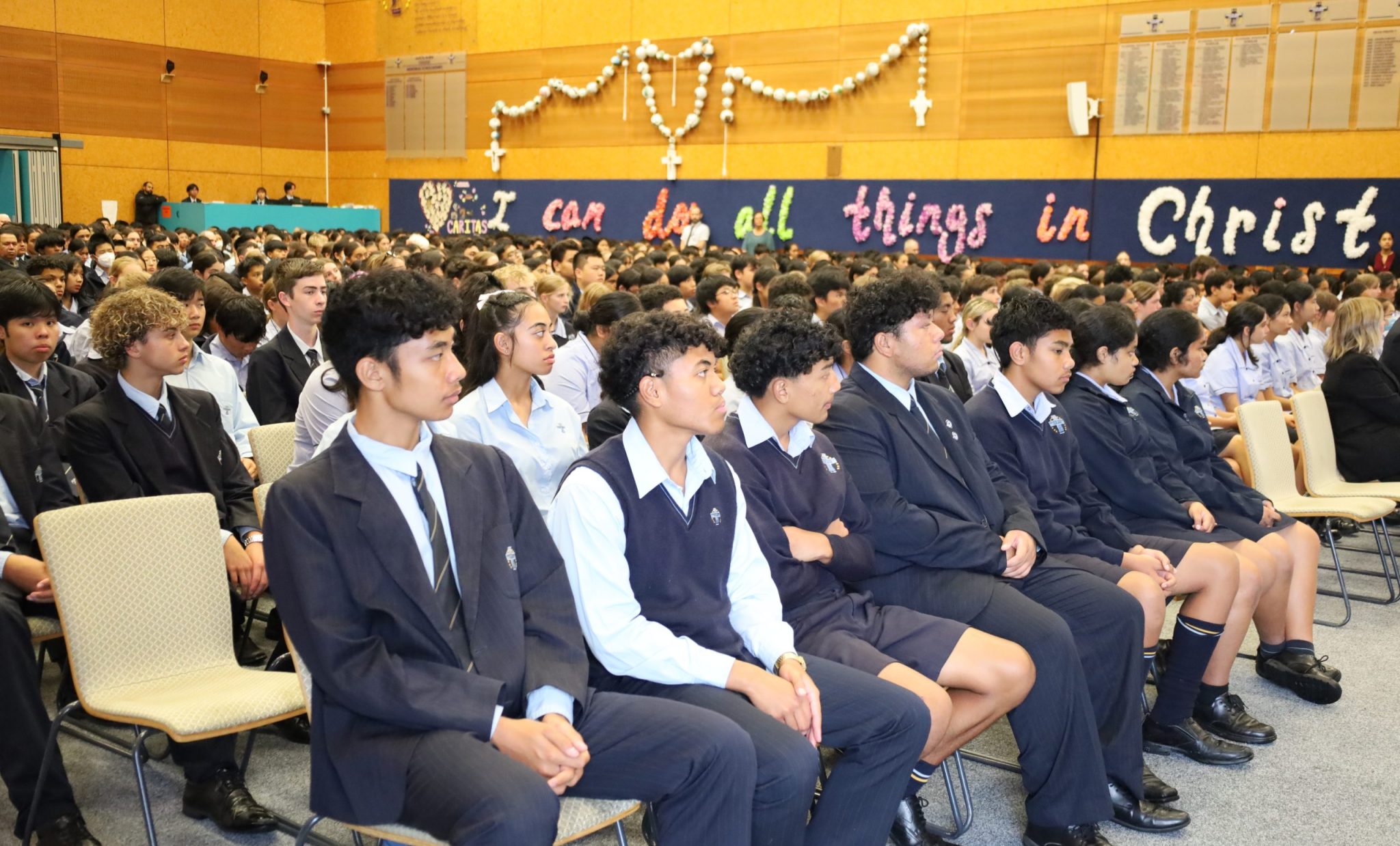 Lenten Liturgy shares important messages Sancta Maria College